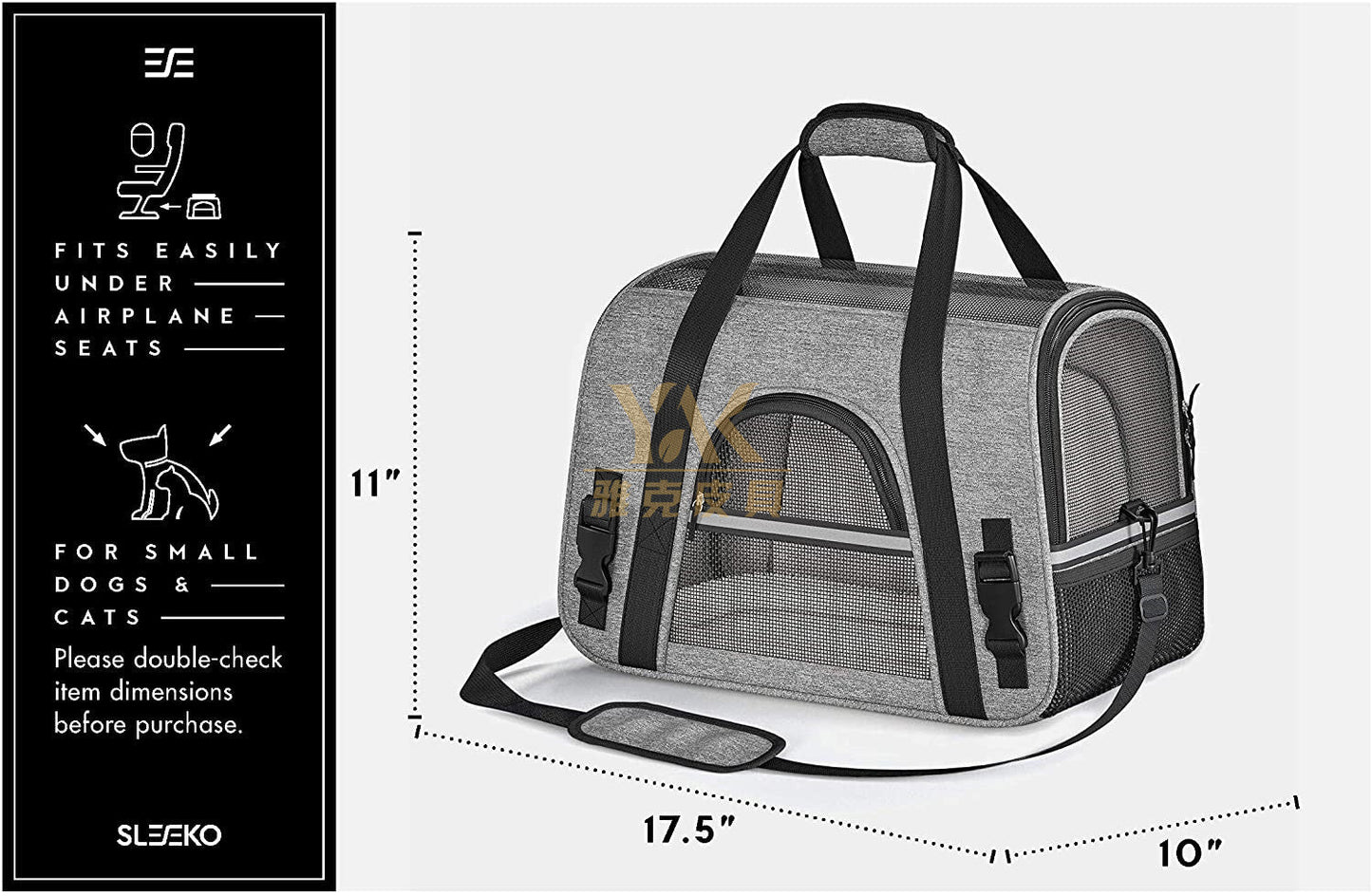 Sac de Transport pour Chats et chien Woof & Meow