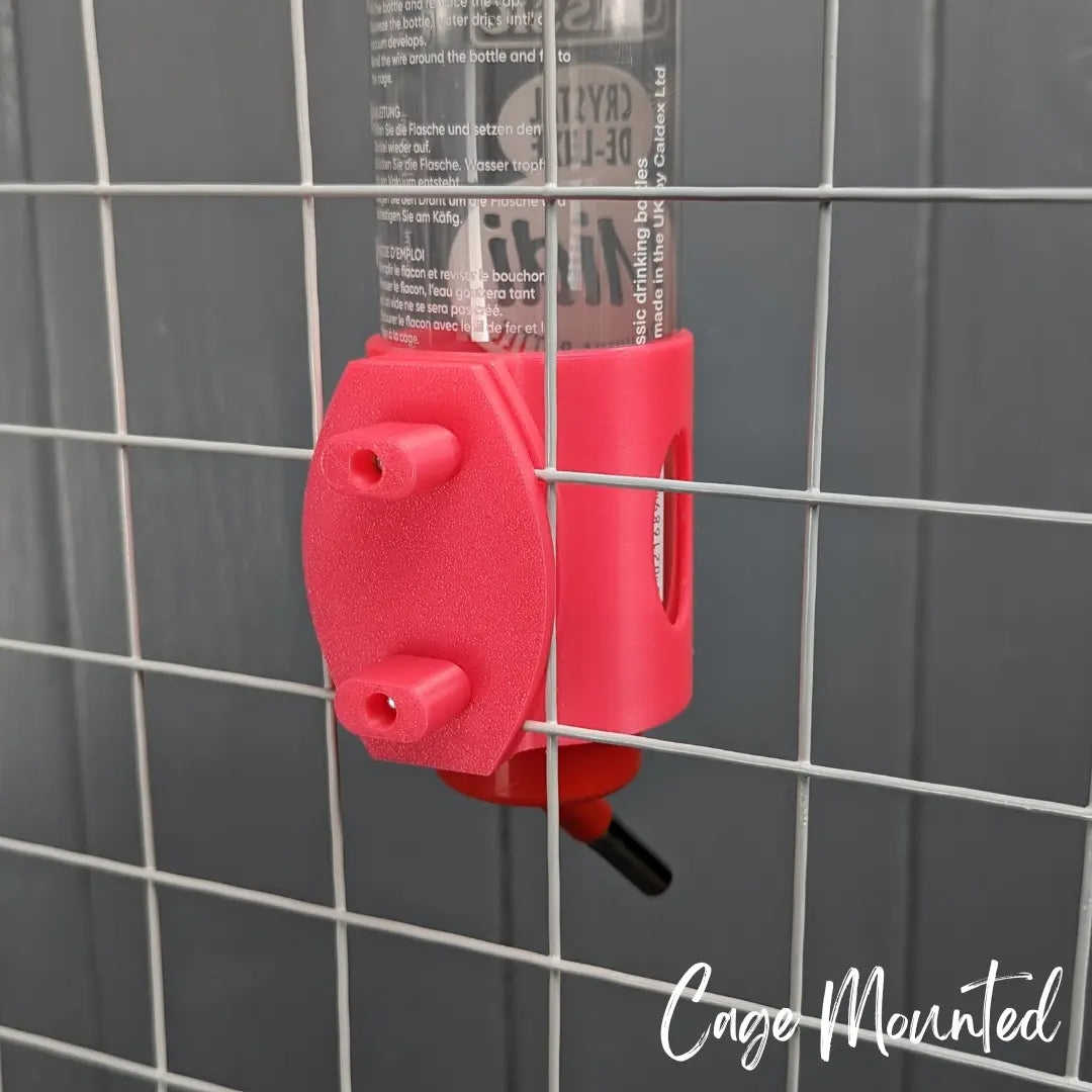 Guinea Pig & Rabbit Water Bottle Holder - Anime Pink-4