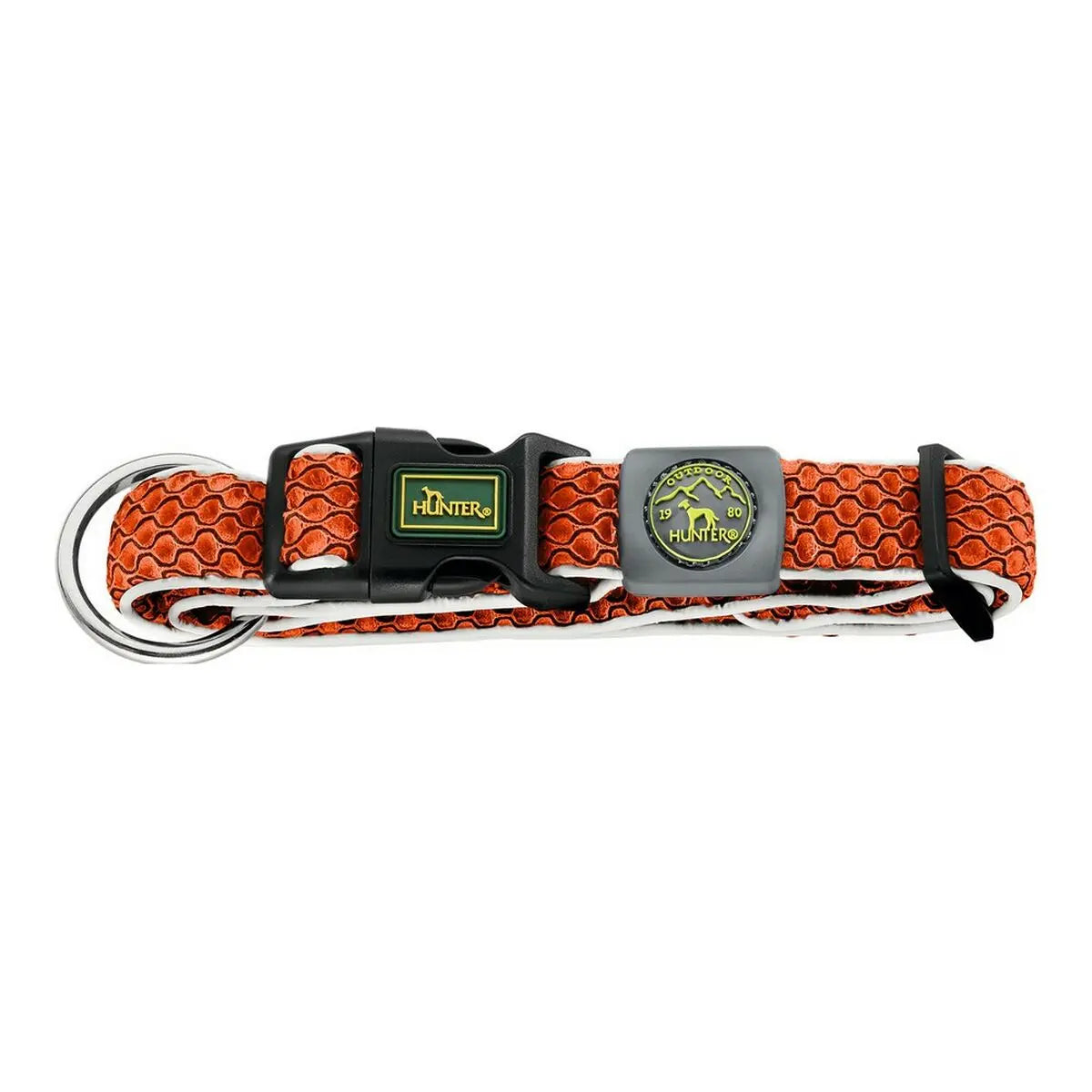 Dog collar Hunter Plus Thread Orange XS size (45-70 cm)-0