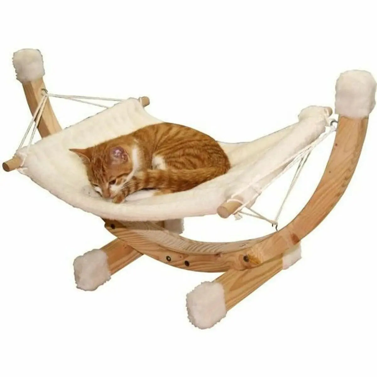 Hanging Cat Hammock Kerbl Siesta 73 x 36 x 34 cm White-0