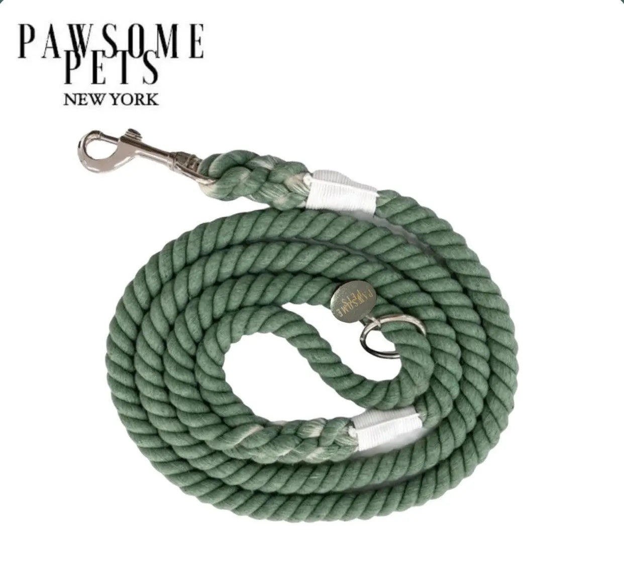 ROPE LEASH - EMERALD GREEN-0
