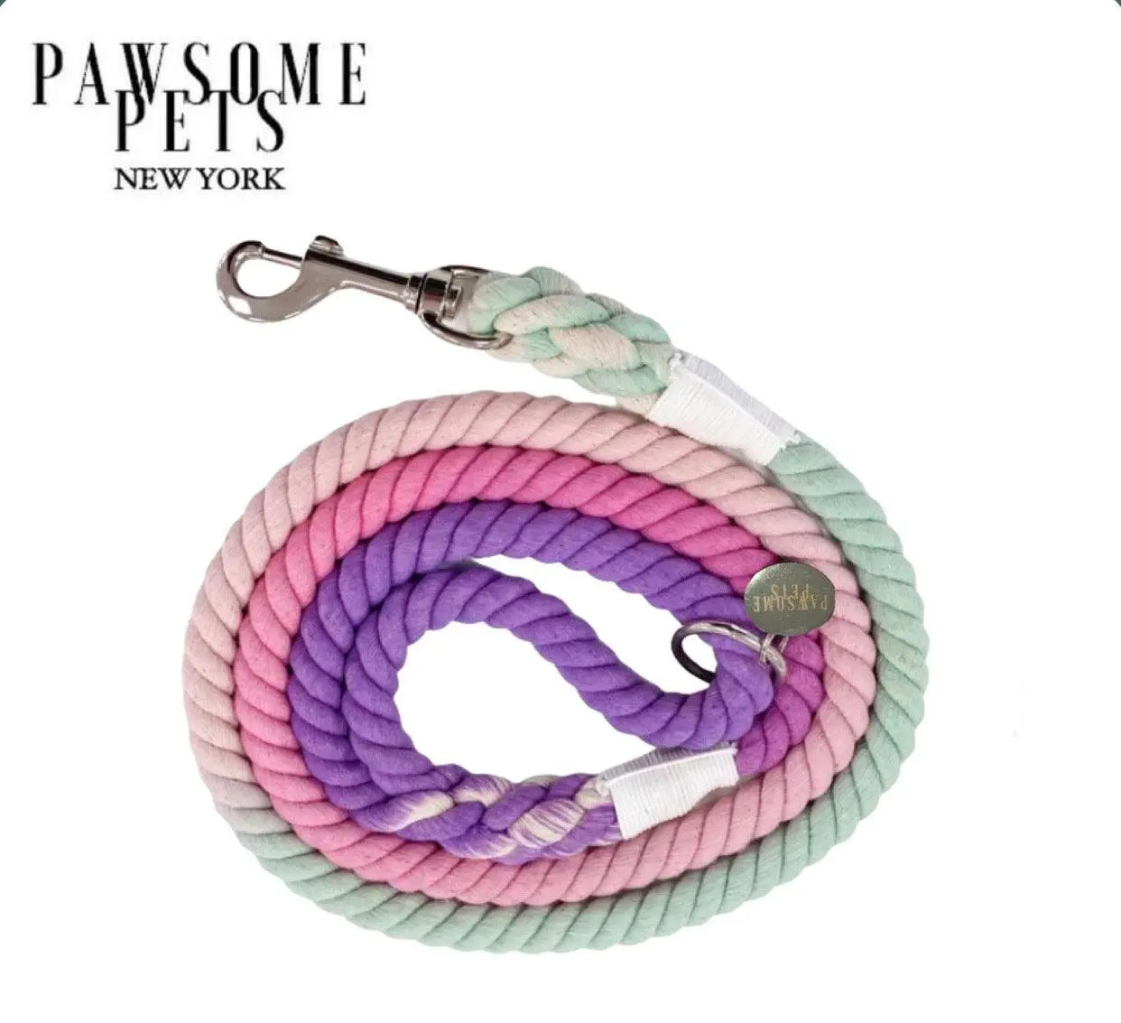 ROPE LEASH - OMBRE ROSE VIOLET-0