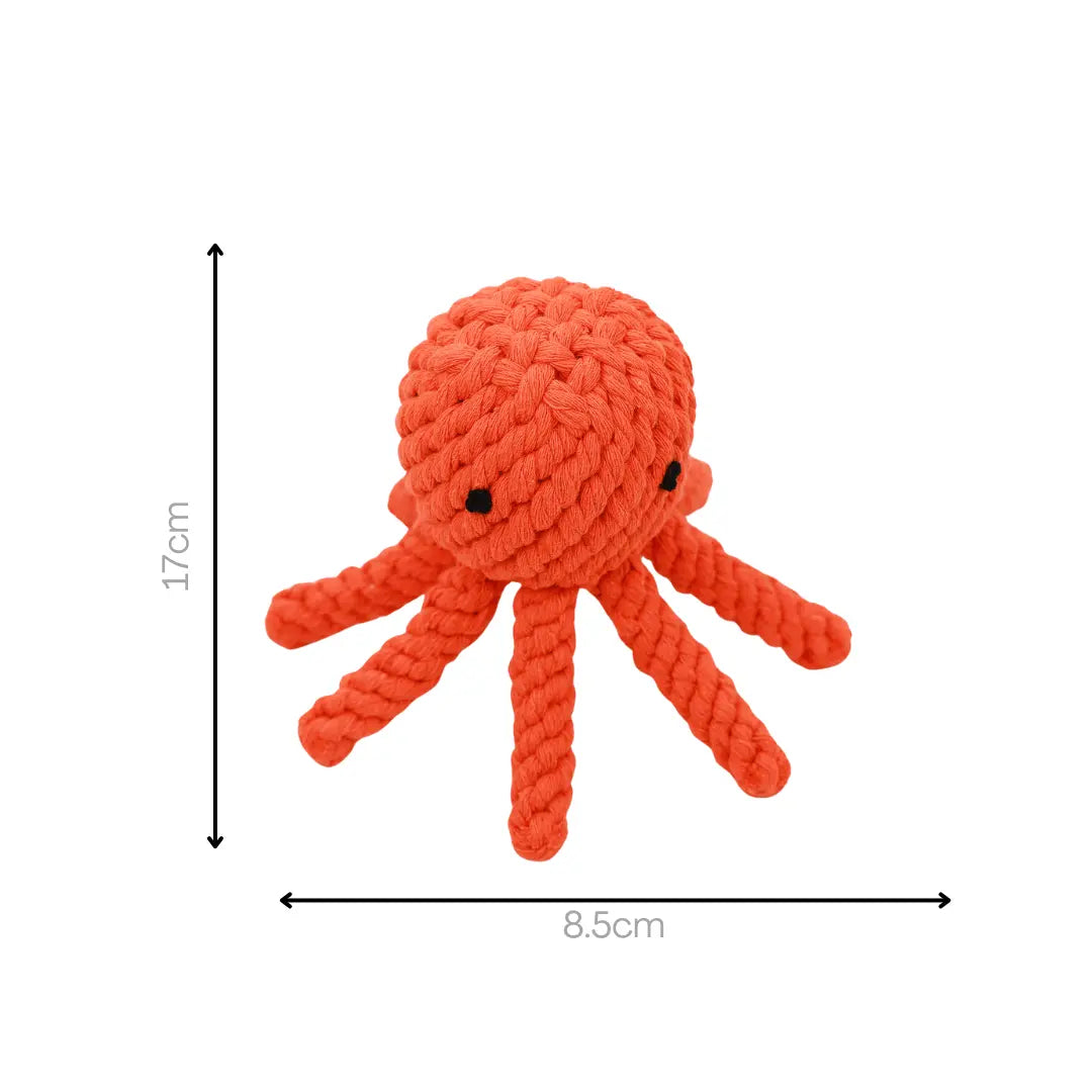 Handmade Jumbo Octopus Dog Toy-3