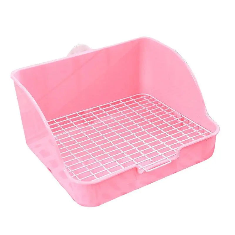 Large Heightened Square Plastic Pet Toilet-4