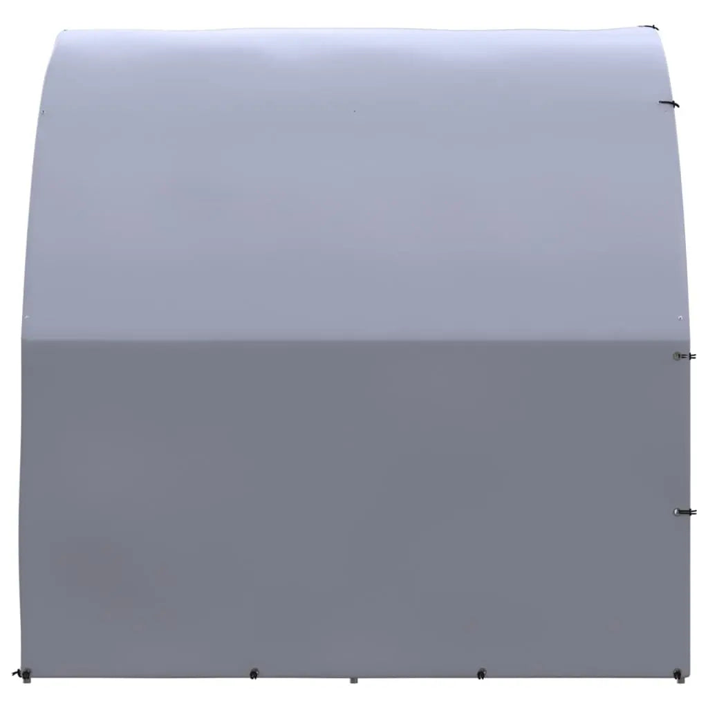 vidaXL Outdoor Chicken Coop 9.8'x32.8'x6.6' Galvanized Steel-4