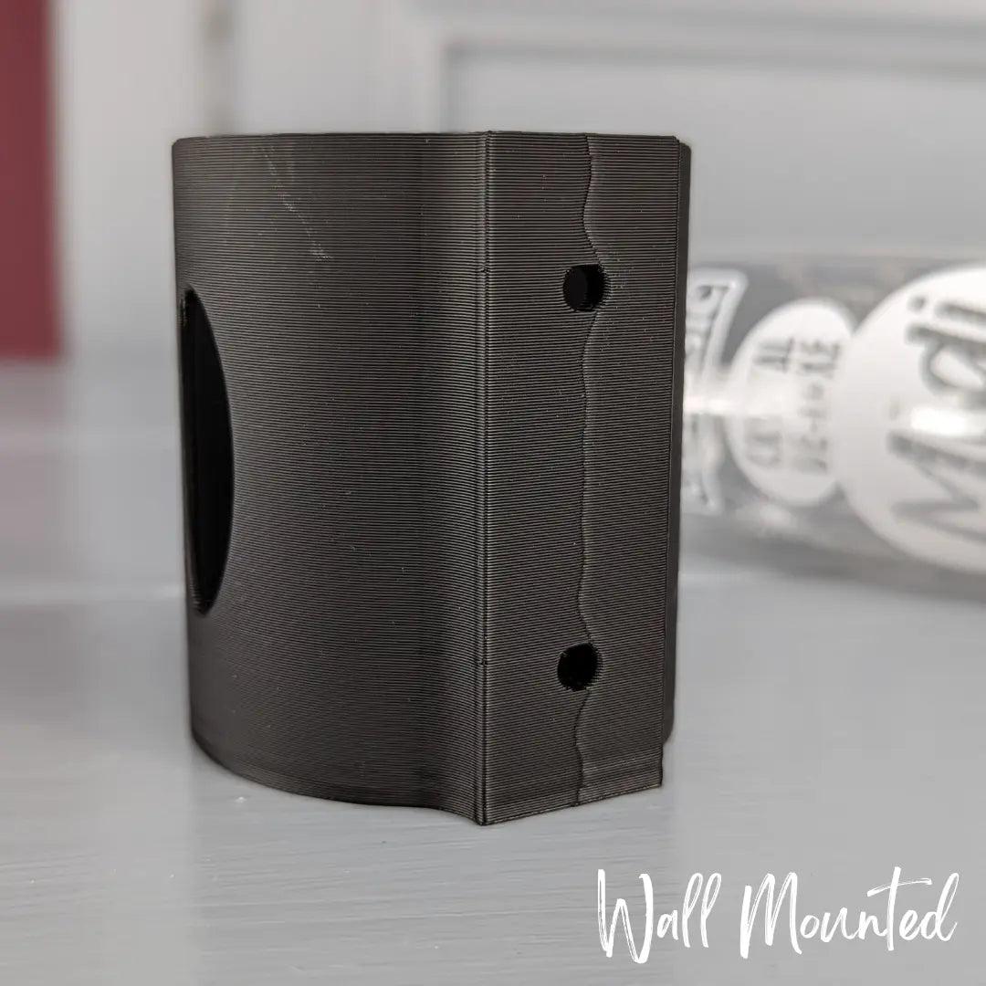 SINGLE Cage/Wall Mounted Water Bottle Holder - Black - TRADE-3