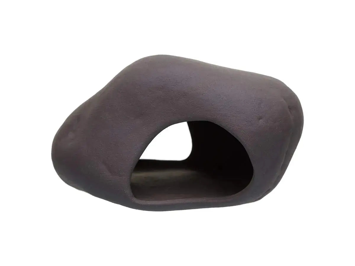 Plecoceramics Cichlid Stone Decoration - Aquarium cave for cichlids betta small fish - Fish Tank Hideway Decor - betta Toys Hideout Stones House (Stone Medium) Zooko