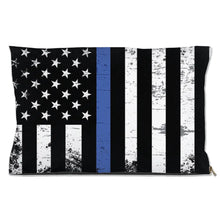 Thin Blue Line Dog Bed-0