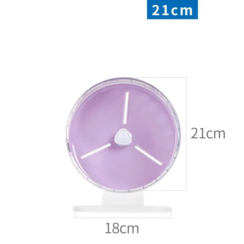 Ultra-Quiet Hamster Running Wheel Roller With Stand - The Perfect Toy For Your Furry Friend-15