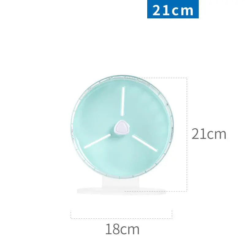 Ultra-Quiet Hamster Running Wheel Roller With Stand - The Perfect Toy For Your Furry Friend-16