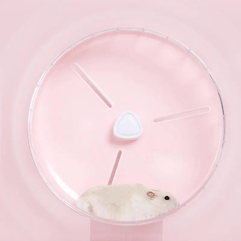 Ultra-Quiet Hamster Running Wheel Roller With Stand - The Perfect Toy For Your Furry Friend-0