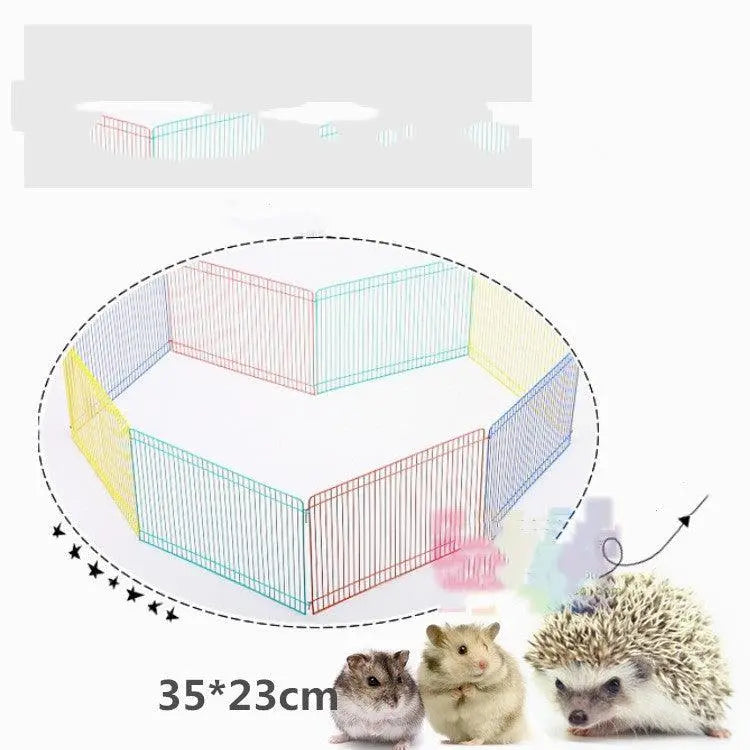 Rainbow Ventilated Hamster Cage Fence Set-2