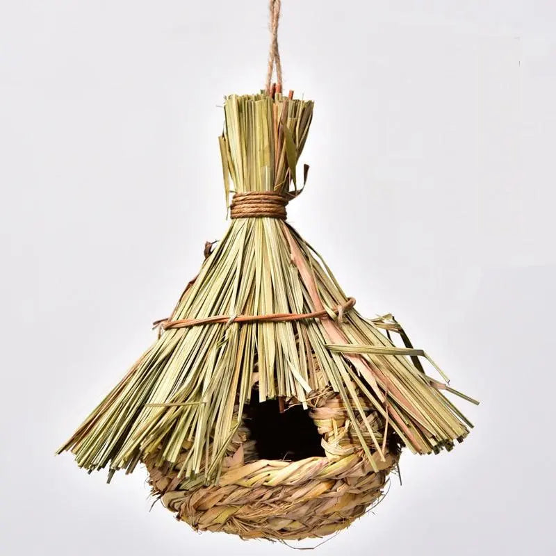Handcrafted Natural Straw Bird's Nest Collection-8