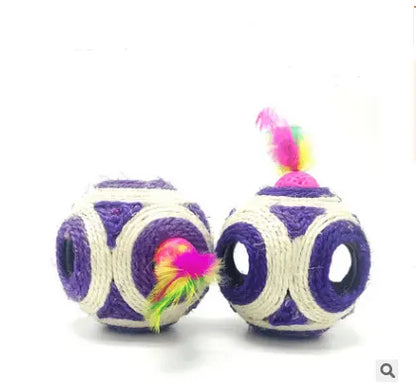 Whisker Whirligig: Handcrafted Solid Wood Cat Toy-33