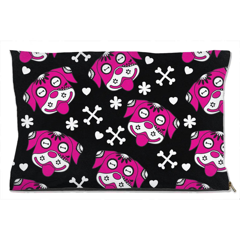 Day of the Dog Pink Dog Bed-0