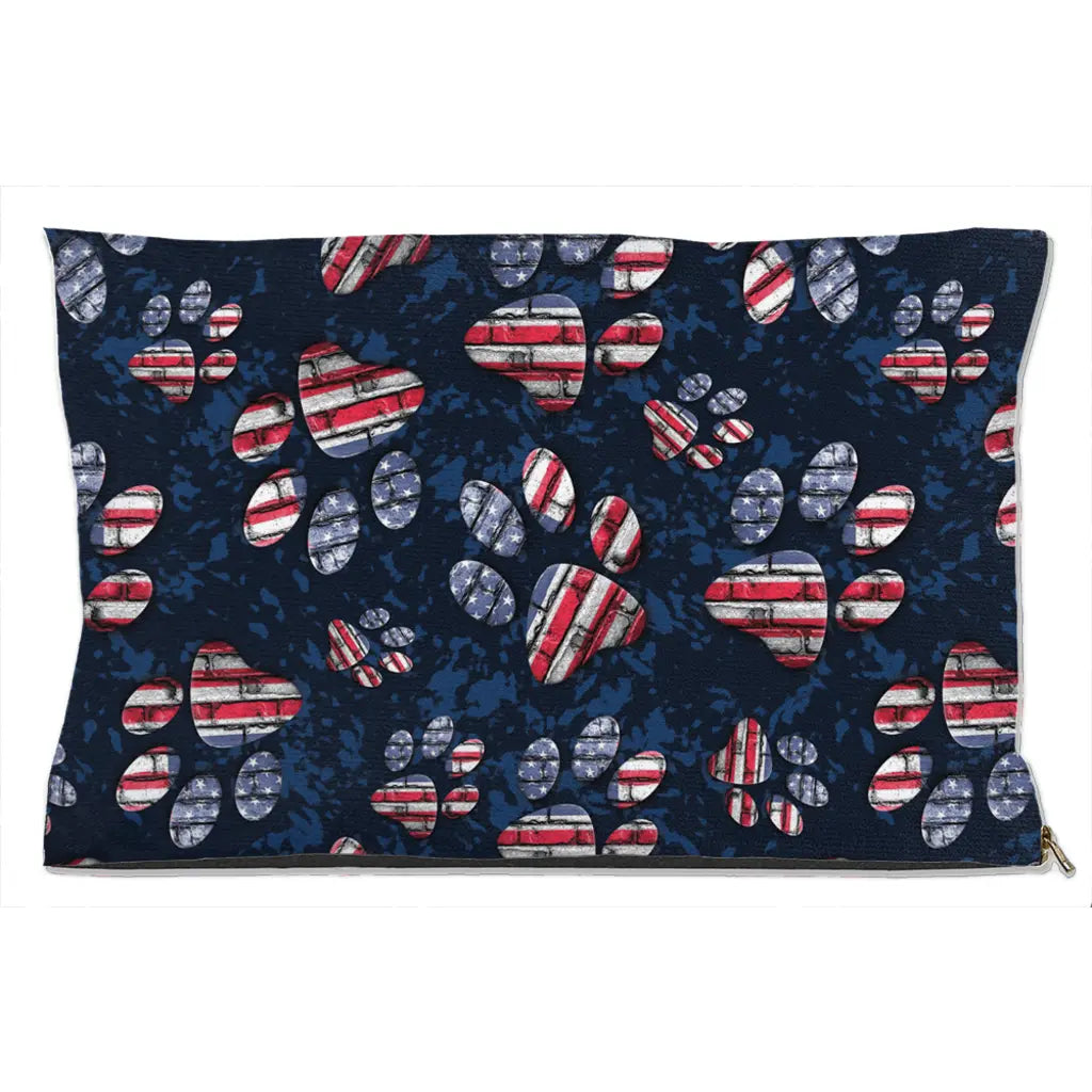 Patriotic Pup Dog Bed-0