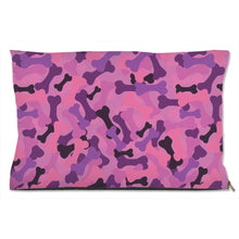 Bone Camo Pink Dog Bed-0