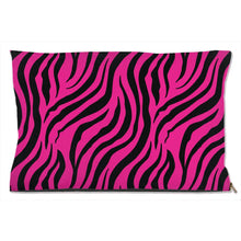 Zebra Pink Dog Bed-0