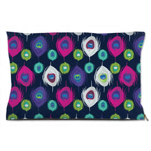 Peacock Splash Dog Bed-0