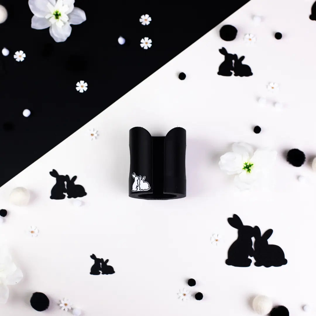 Guinea Pig & Rabbit Water Bottle Holder - Jet Black-1