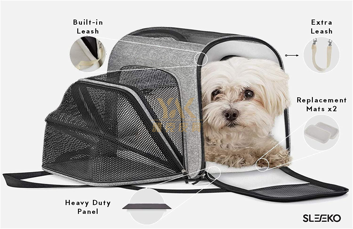 Sac de Transport pour Chats et chien Woof & Meow