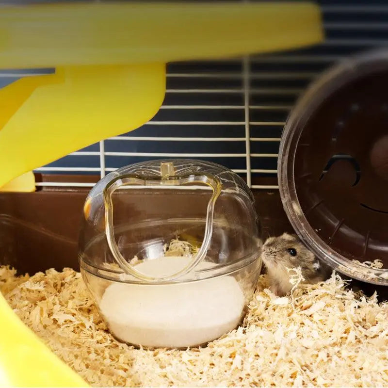 Luxury Clear Plastic Hamster Bathtub-0