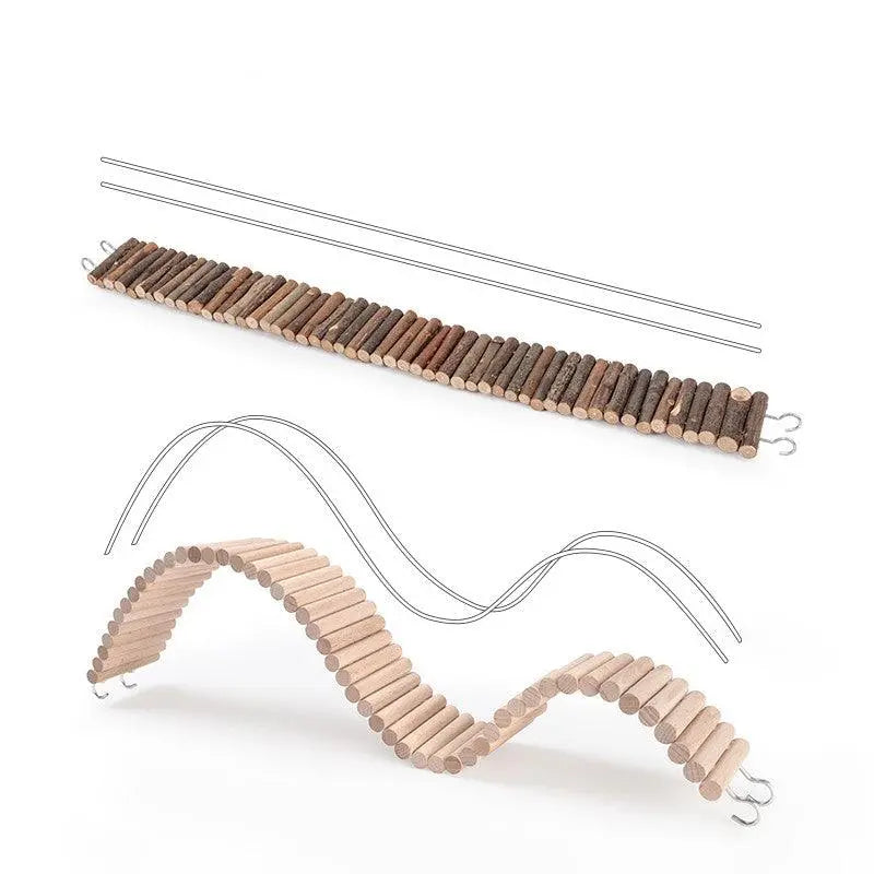 Rustic Woodland Hamster Swing-4