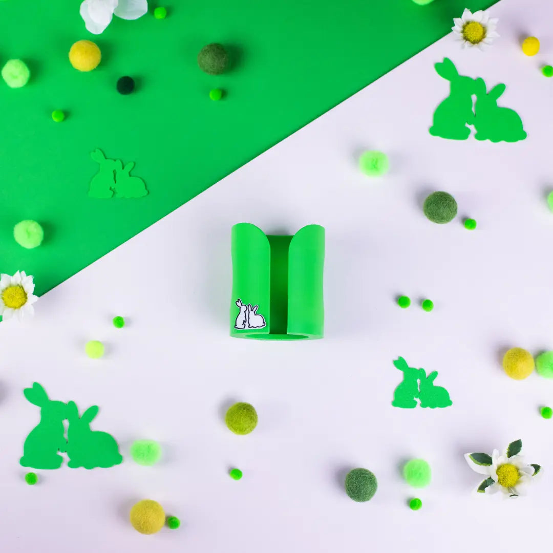 Guinea Pig & Rabbit Water Bottle Holder - Kiwi Green-1