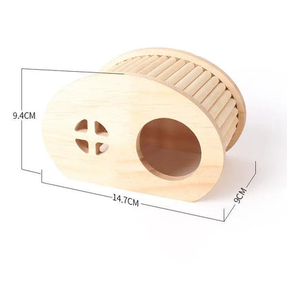 Wooden Animal Hideout: Cozy Retreat For Small Pets-4