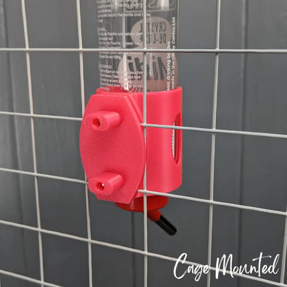 Guinea Pig & Rabbit Water Bottle Holder - Anime Pink-4