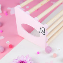 Wall Mounted Hay Rack - Pastel Pink-1