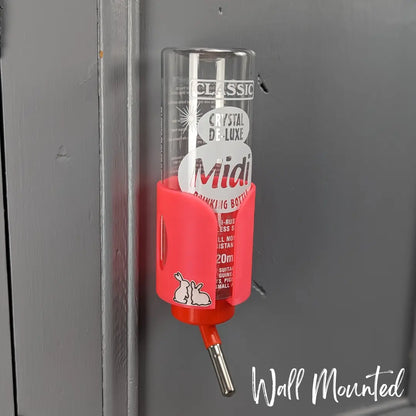 Guinea Pig & Rabbit Water Bottle Holder - Anime Pink-2