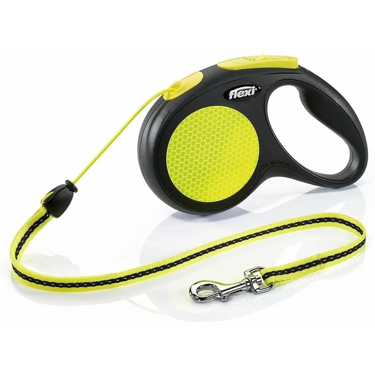 Dog Lead Trixie flexi New NEON Yellow Reflective 5 m-0