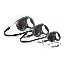Dog Lead Flexi BLACK DESIGN 3 m Blue XS-1