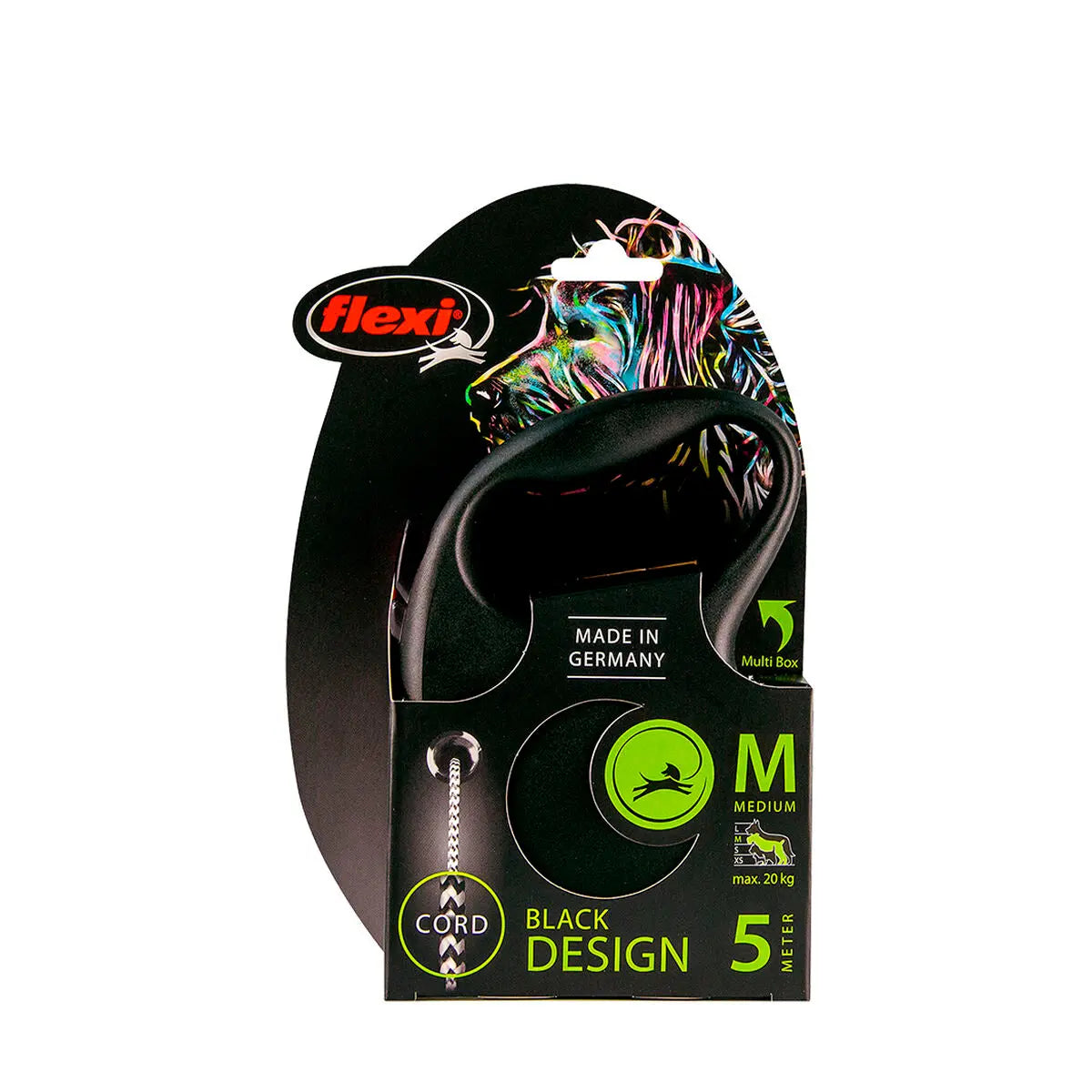 Dog Lead Flexi Flexi 5 m Silver S-1