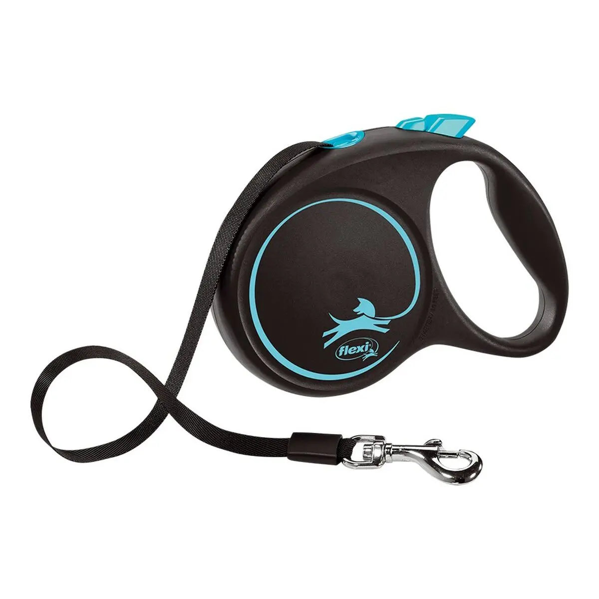 Dog Lead Flexi BLACK DESIGN 5 m Blue Size M-0
