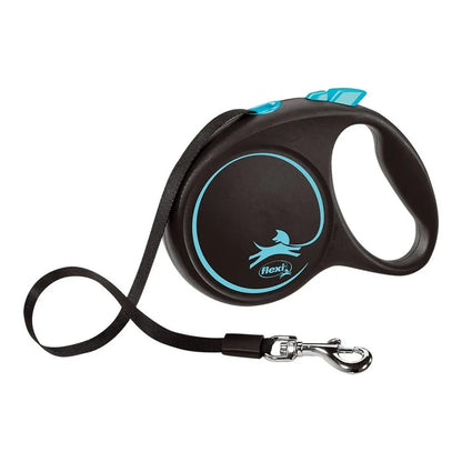 Dog Lead Flexi BLACK DESIGN 5 m Blue Size L-0