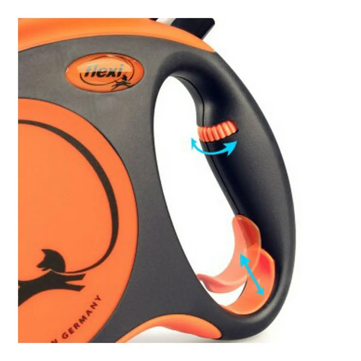 Dog Lead Flexi XTREME 5 m Orange Size S-3