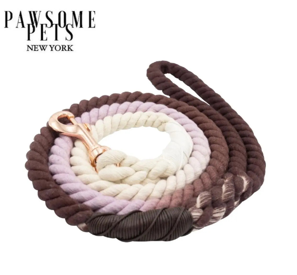ROPE LEASH - CHOCOLATE LOVE-0
