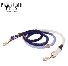 HANDS FREE DOG ROPE LEASH - OMBRE DARK PURPLE-0