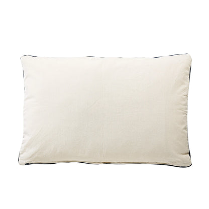 24" X 36" Stonewashed Blue Medallion Pillow Style Pet Bed With Removable Cover-4