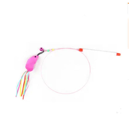 Whisker Whirligig: Handcrafted Solid Wood Cat Toy-19