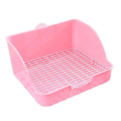 Large Heightened Square Plastic Pet Toilet-4