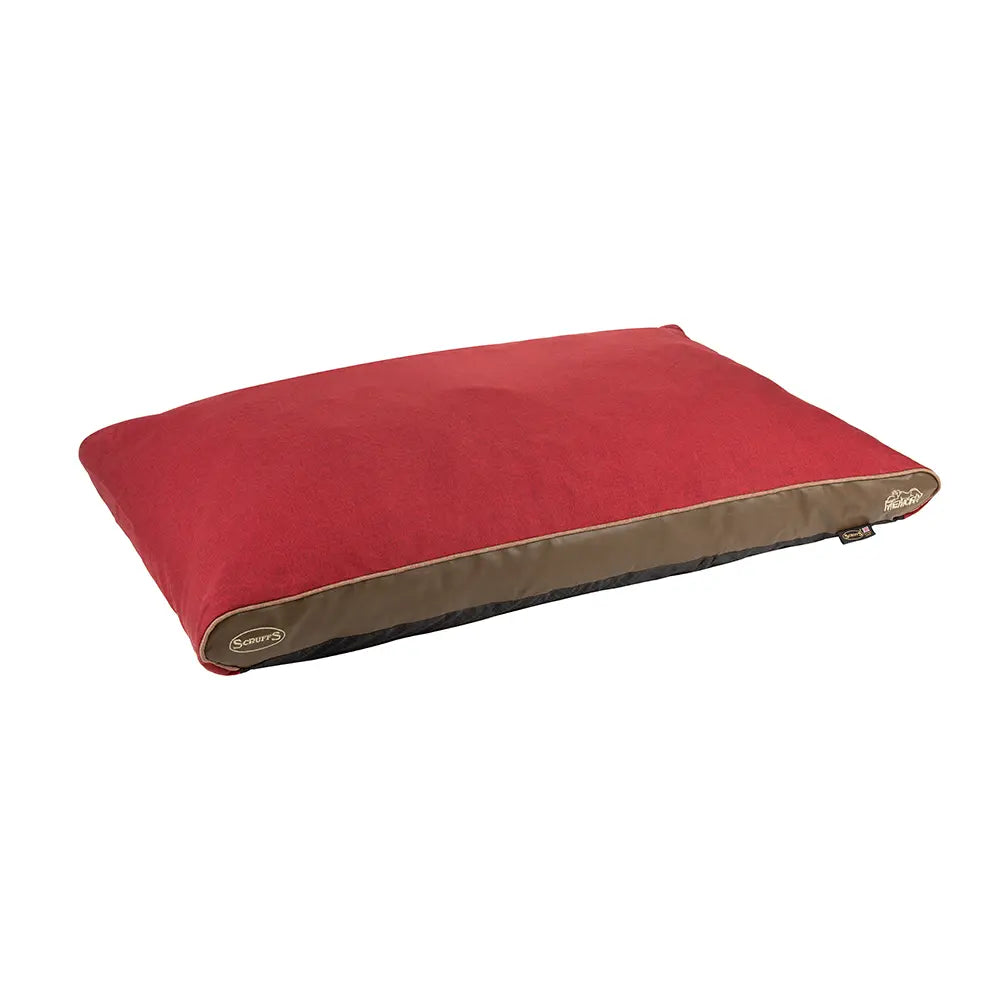 Hilton Memory Foam Orthopaedic Dog Bed / Dog Mattress (Burgundy, Brown, Grey) by Scruffs-1