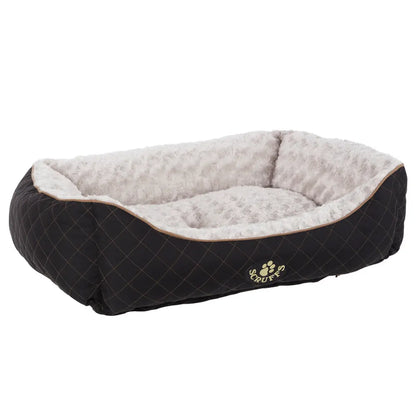 Wilton Box Dog Bed (in Blue, Grey, Black, Brown) by Scruffs-3