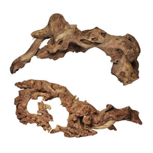 Aucks Natural Large Driftwood for Fish Tank Decoration12 Inch-13.5 Inch Pack of 2 Pieces Driftwood for Aquarium Reptile Decor Zooko