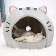 Cozy Cat Bed: Warm Pet House, Kitten Cave, and Sleeping Bag-1