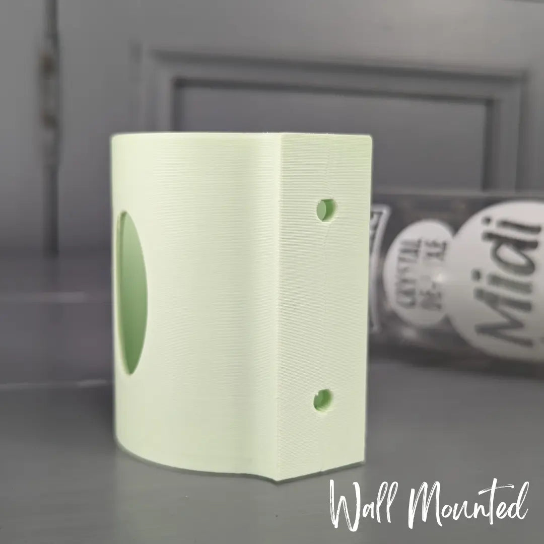 SINGLE Cage/Wall Mounted Water Bottle Holder - Pastel Green - TRADE-3