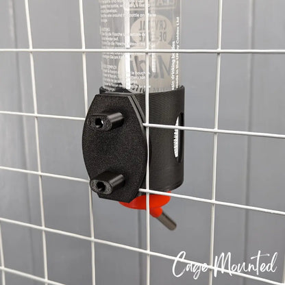 Guinea Pig & Rabbit Water Bottle Holder - Jet Black-4