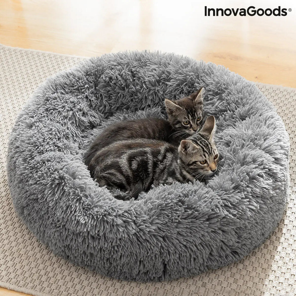 Anti-stress Pet Bed Bepess InnovaGoods Ø 60 cm-7